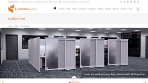 Cubicles.com - Sliding Cubicle Doors