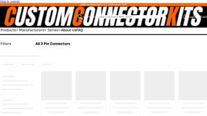 Custom Connector Kits - 3-Pin Electrical Connectors