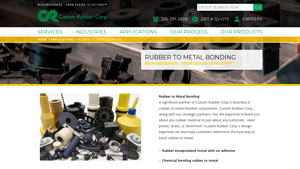 Custom Rubber Corp - Rubber to Metal Bonding Solutions