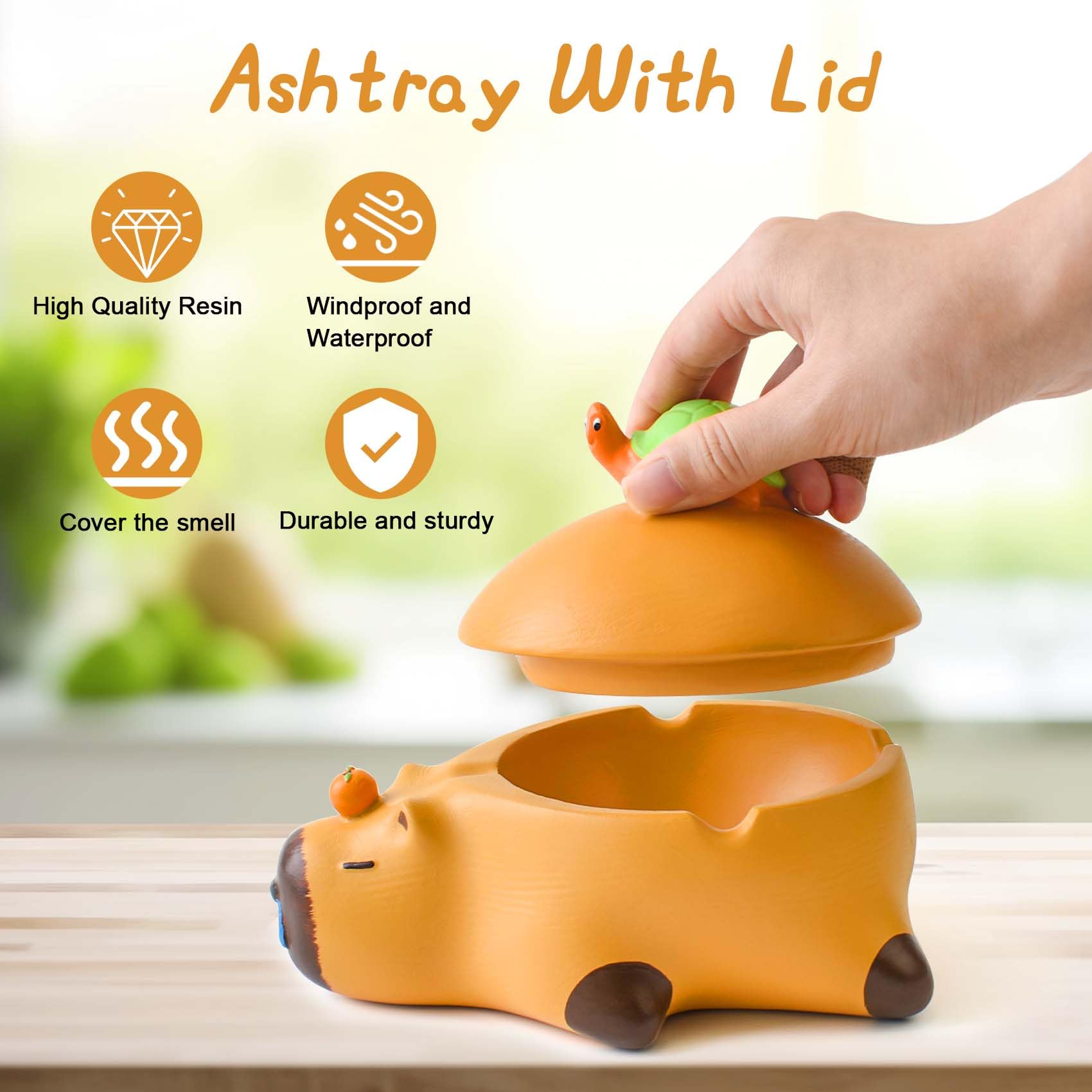 An application scenario or product detail of cute ashtray with lid cheap - Image 6