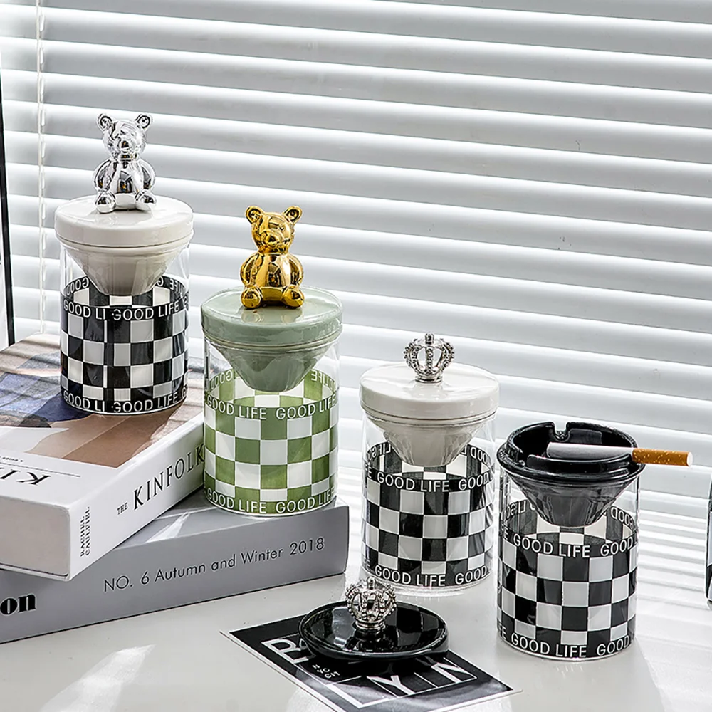An application scenario or product detail of cute ashtray with lid cheap - Image 21