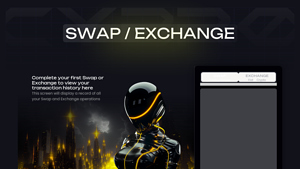 Screenshot of Exchange - CYBRO - an AI-Powered multichain earn marketplace