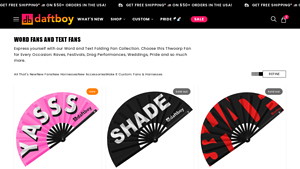 Daft Boy - Folding Fans Collection