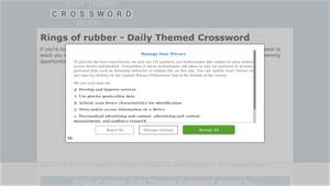 Daily Themed Crossword - Gaskets
