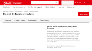 Danfoss - Tie-Rod Hydraulic Cylinders