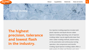 Da/Pro Rubber - Rubber Injection Molding