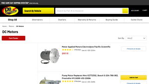 DB Electrical - DC Motors Replacement Parts