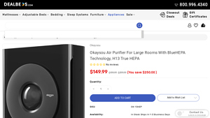 Okaysou - Air Purifier for Large Rooms