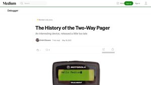 Motorola - Tango Pager