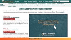 Deburring Machinery - Deburring Machines