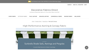 Decorative Fabrics Direct - Sunbrella Marine Fabrics