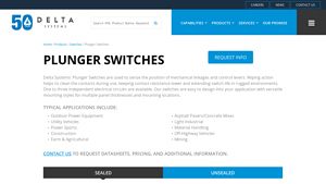 Delta Systems - Plunger Switches
