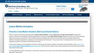 Deltron - High-Performance Linear Motion Actuators