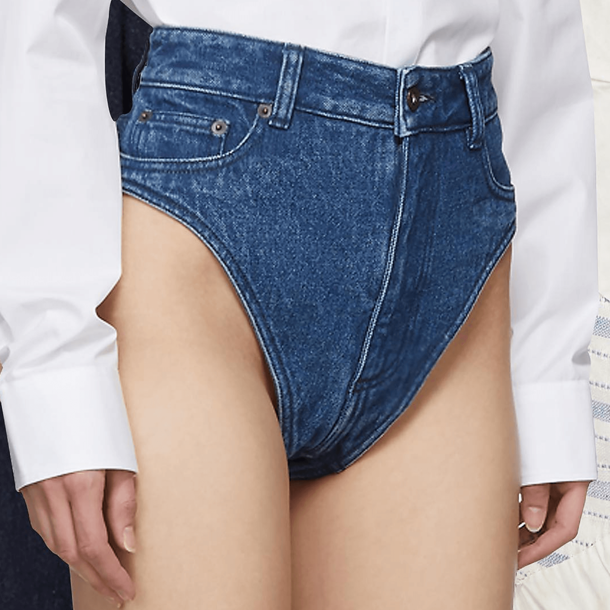 An application scenario or product detail of denim panties - Image 5