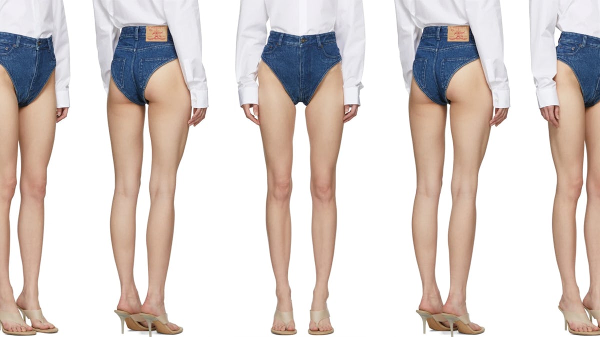 An application scenario or product detail of denim panties - Image 9