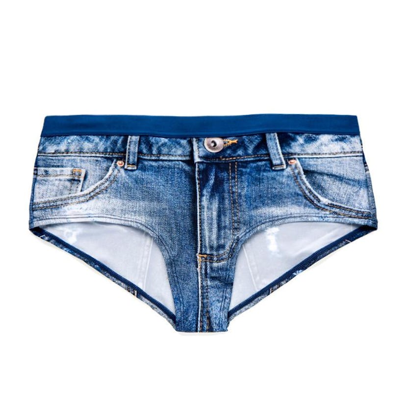 An application scenario or product detail of denim panties - Image 10