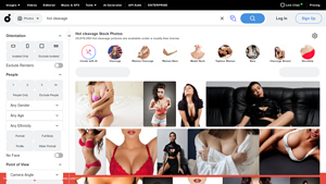 Depositphotos - Hot Cleavage Stock Photos