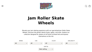 Jam Roller Skate Wheels - Grip, Agility, Style