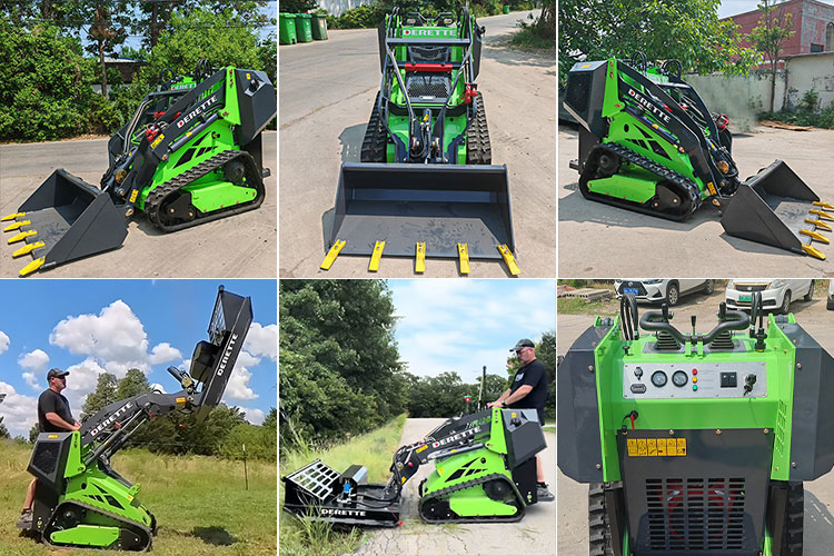 An application scenario or product detail of derette mini skid steer - Image 4