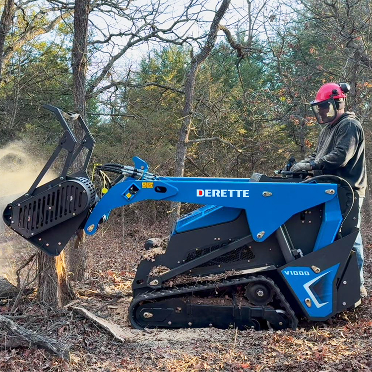 An application scenario or product detail of derette mini skid steer - Image 10