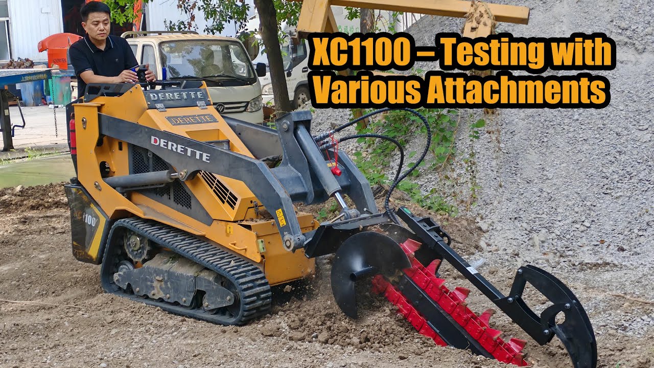 An application scenario or product detail of derette mini skid steer - Image 19