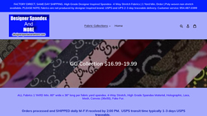 Designers Spandex - High Grade 4 Way Stretch Fabrics