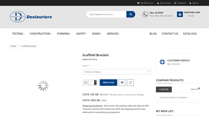 Deslauriers - Scaffold Bracket