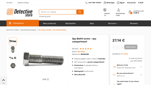 Spy Shop - Spy Bolt® Screw