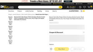 DHgate - Bee Shape Clitoris Sucking Vibrator