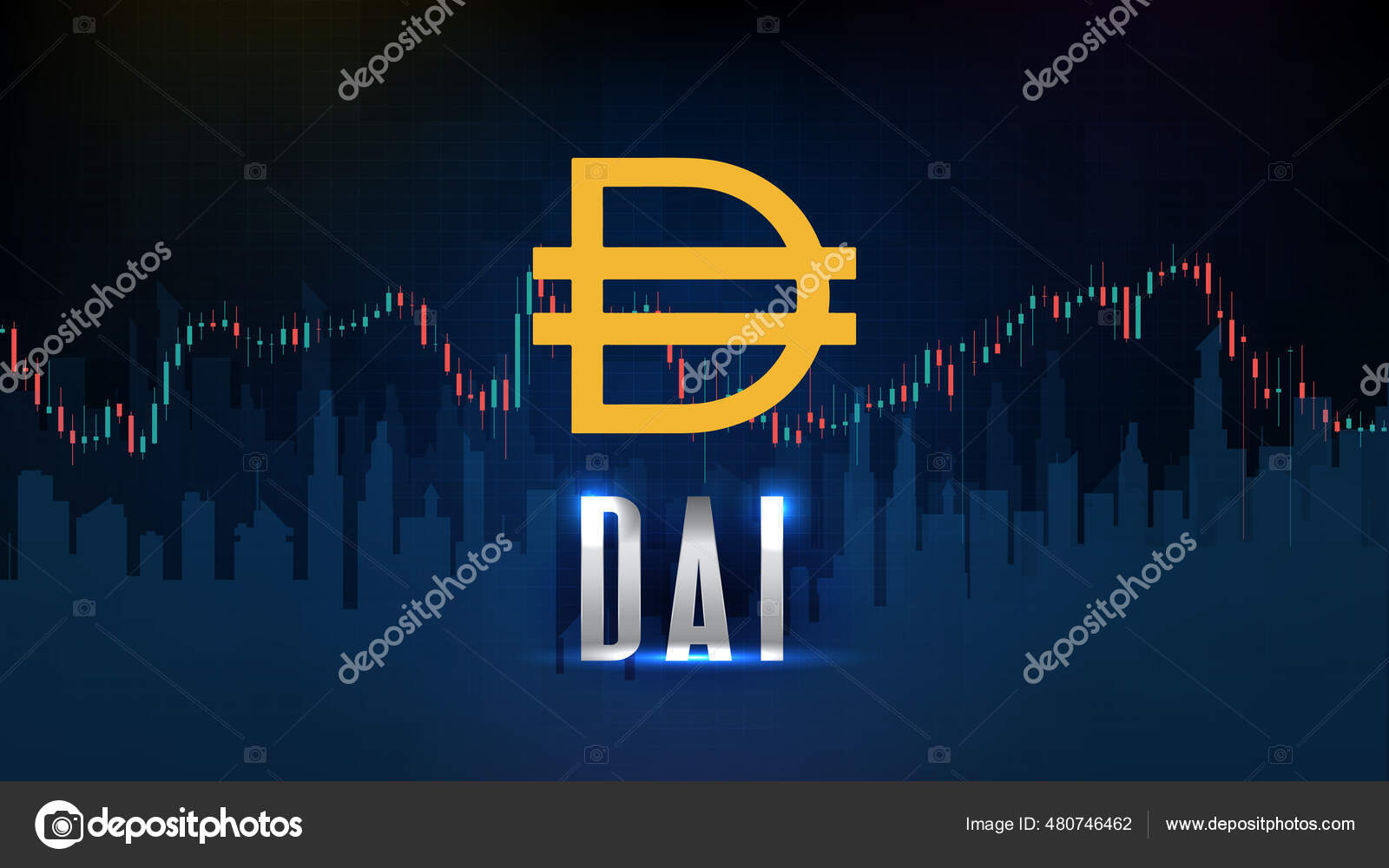Featured image for dia coin - Abstract Futuristic Technology ...