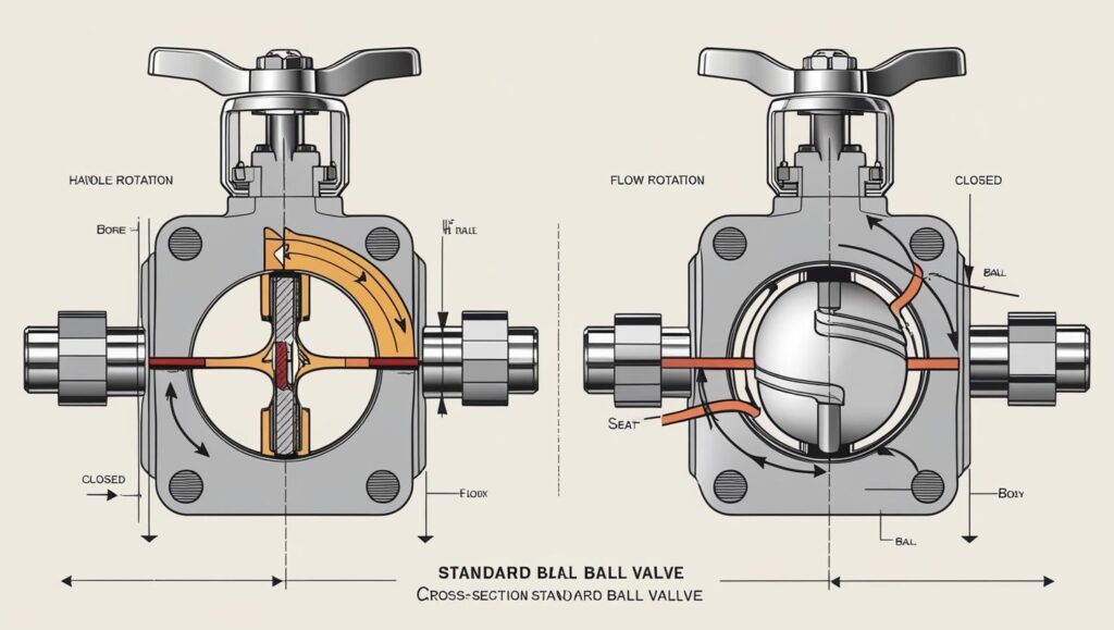 An application scenario or product detail of diagram of a ball valve - Image 15