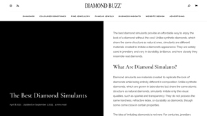 Diamond Buzz - Cubic Zirconia Insights