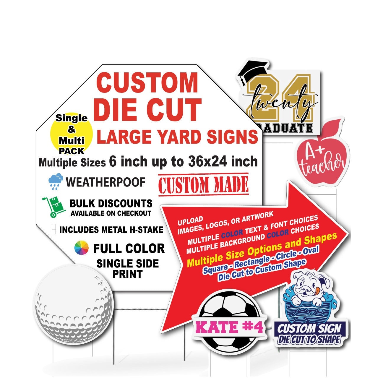 An application scenario or product detail of die cut signs - Image 20