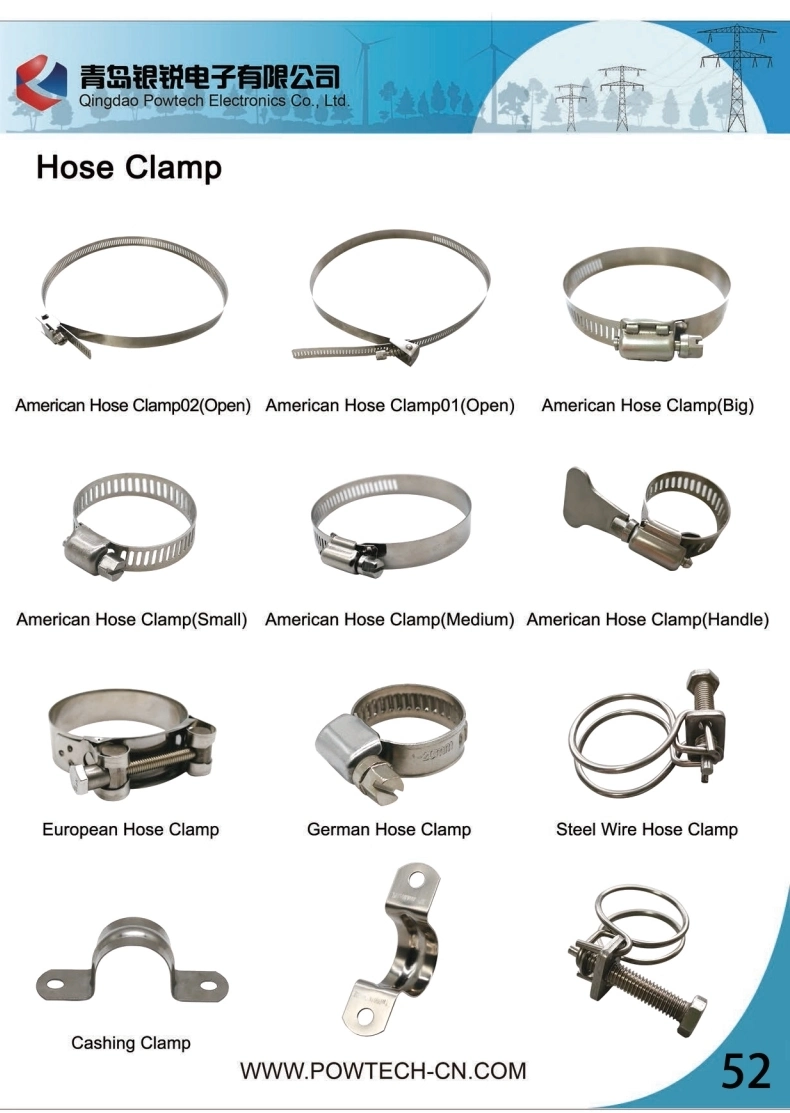 An application scenario or product detail of different types of hose clamps - Image 8