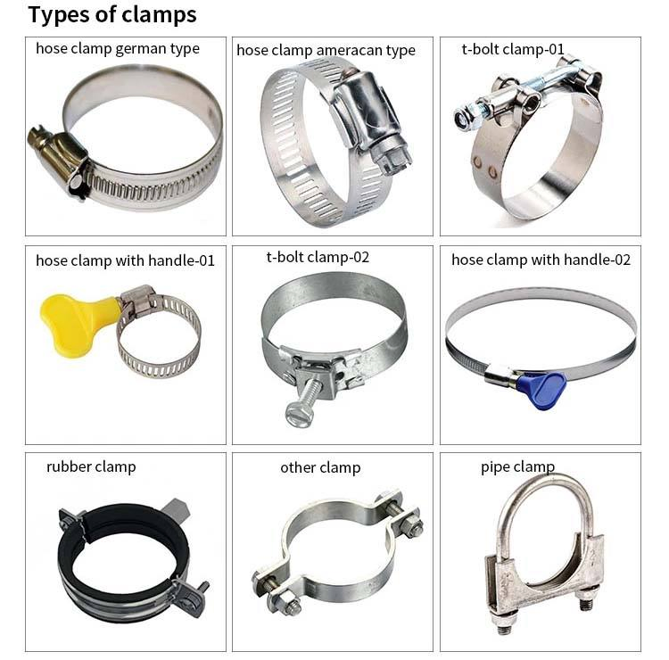 An application scenario or product detail of different types of hose clamps - Image 11