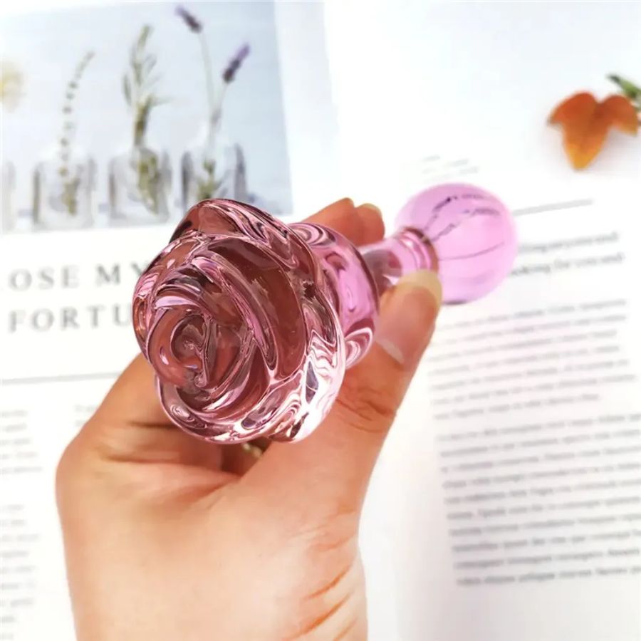 An application scenario or product detail of dildo de vidrio rosa - Image 12