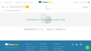 DimeCuba - Ventiladores Recargables