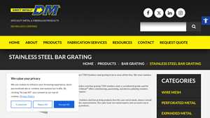 Direct Metals® - Stainless Steel Bar Gratings
