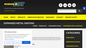 Direct Metals - Expanded Metal Grating
