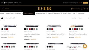 DIR - Heavy-Duty Hydraulic Barber Chair