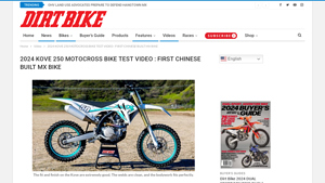 KOVE - 250 Motocross Bike