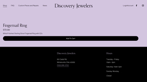 Discovery Jewelers - Fingernail Ring