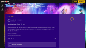 Disney - Sofia's New Pink Dress