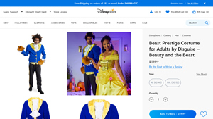 Disguise - Beast Prestige Costume for Adults