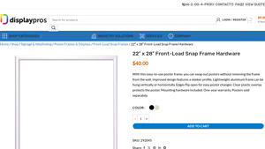 Display Pros - Easy-Swap Poster Frame
