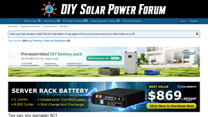 DIY Solar Forum - Portable AC & Solar Setup
