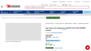 Key Sales and Supply - KLC Keyed Lock for Power Supply