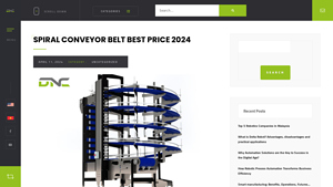 DNC Automation - Spiral Conveyor Belt