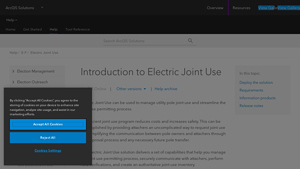 ArcGIS - Electric Joint Use Solution