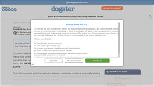 Dogster - Pug Purchase Costs